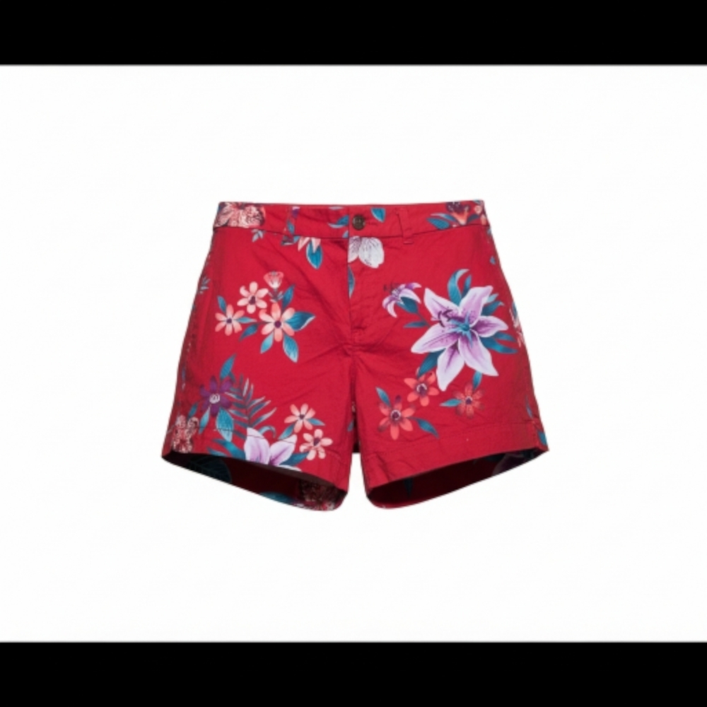 Old Navy Red Floral Women's Shorts